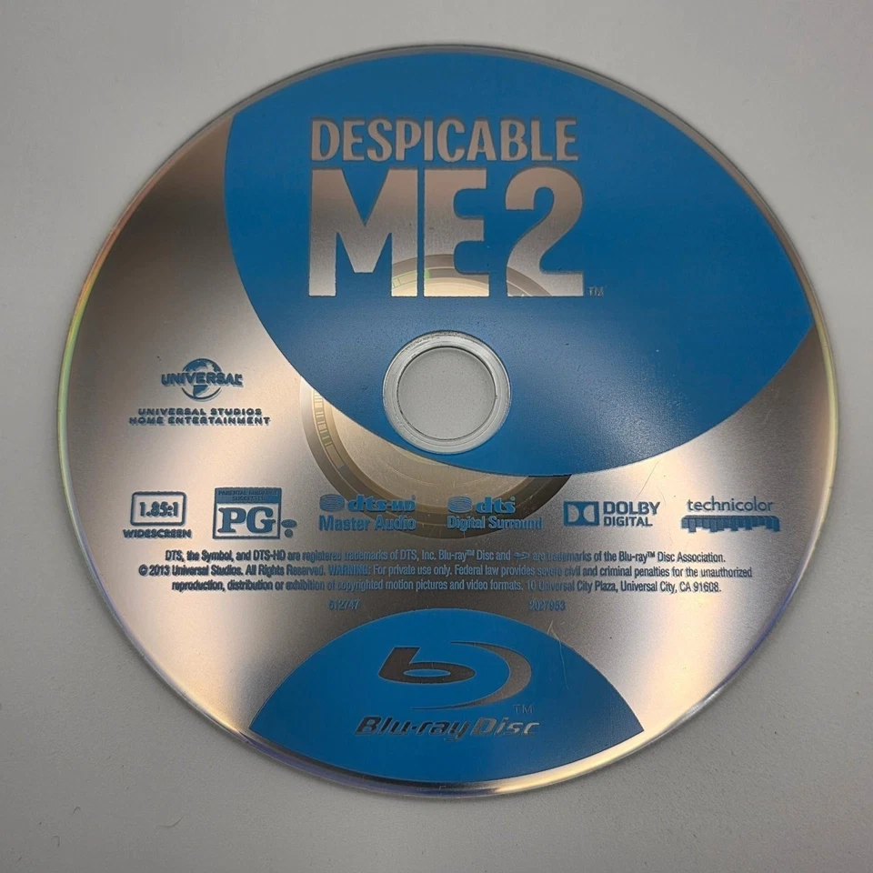 Despicable Me 2 Blu - ray 2013 Animated Comedy Steve Carell - Image 1 of 1
