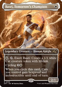 Basri, Tomorrow's Champion 0355 ~ Borderless Rare NM MTG Aetherdrift - Bild 1 von 1
