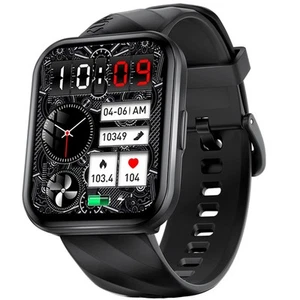 6973014172077 Smartwatch KU6 META 1,96 cala 260 mAh czarny Kumi - Zdjęcie 1 z 6