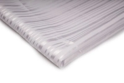 Raso sottile con lycra a strisce bianche, 50 x 150 cm - Immagine 1 di 4