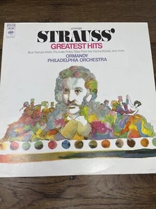 Strauss' Greatest Hits Philadelphia ormandy orchestra vinyl Record - Picture 1 of 4