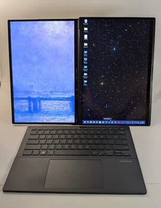 ASUS Zenbook DUO 14" OLED 3K, Touch Laptop Intel Ultra 9, 32GB RAM, 1TB M.2 NVMe - Bild 1 von 14