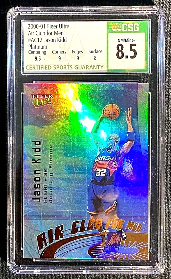 2000 CSG 8.5 SUBS JASON KIDD FLEER ULTRA AIR CLUB FOR MEN SP /100 PLATINUM G3263 - Image 1 of 4