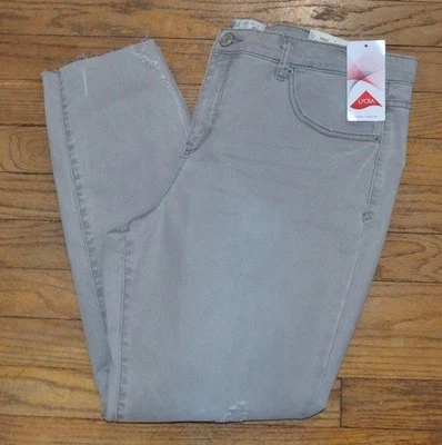 Pantalones Mudd FLX STRETCH tiro medio tobillo gris ágata envejecido Foto 1 de 4