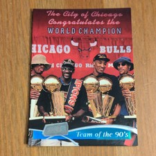 Michael Jordan 1997-98 Stadium Club Team Of The 90's #5