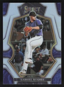 2023 Panini Select #159 Gabriel Hughes Silver Prizm Colorado Rockies