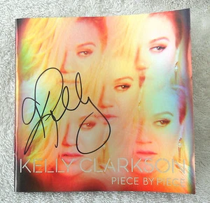 KELLY CLARKSON SIGNED IN PERSON CD COVER + CD FROM RECORD LABEL COA