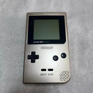 Consola Nintendo Game Boy Light MGB-101 Dorada - Probada y Funcionando, Rara De Colección - Imagen 1 de 10