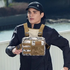 Running Vest Phone Holder Water Bag Adjustable Fanny Pack Outdoor Sports Bag - Picture 1 of 17