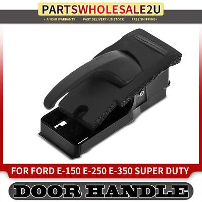 Manija de puerta interior izquierda izquierda izquierda negra para Ford E-150 E-250 2003-2014 Foto 1 de 4