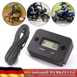 Boat Digital LCD Hour Meter Stundenzähler Motorrad Betriebsstundenzähler DE - Bild 1 von 6