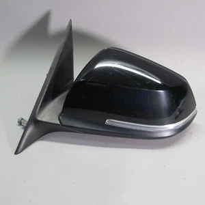 2012-2018 BMW F30 F31 328i Left Driver Mirror Black 5 Pin Genuine OEM - Picture 1 of 7