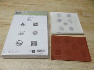 Stampin up! “Ciao, baby!” Cling rubber stamp set of 7 129648 - Picture 1 of 4