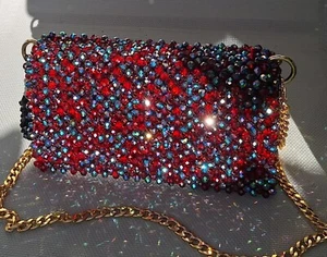 Abendtasche Clutch Damentasche Umhängetasche Muttertag Fest Geburtstag Geschenk - Bild 1 von 12
