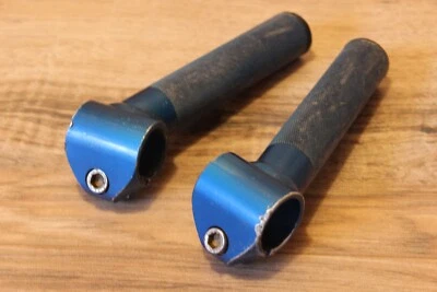 Control Tech Control Stix Short Blue Anodized Bar Ends - Image 1 of 4
