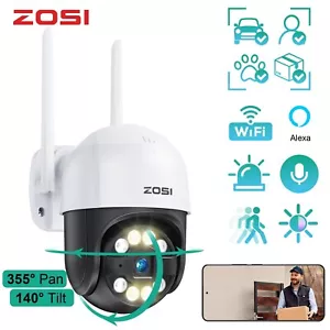 ZOSI Wireless WIFI IP Security Camera 3MP CCTV Home Outdoor Color Night Vision - Picture 1 of 10