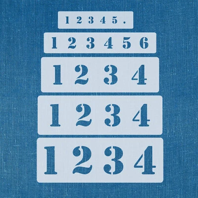 Kleine Schablonen Zahlen Nr.05 • Ziffernhöhe: von 1,5cm - 5cm - Bild 1 von 2