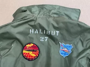 Crewman's USS Halibut Submarine Vietnam Era USN A-1 Cold Weather Bomber Jacket - Picture 1 of 21