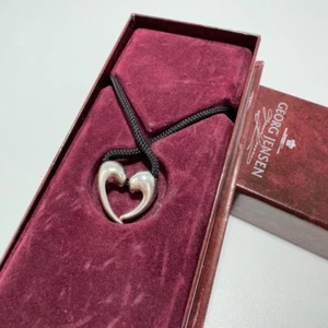 Collar Georg Jensen genuino modelo 1996 raro vintage 33 pulgadas usado Japón 625 74 - Imagen 1 de 13