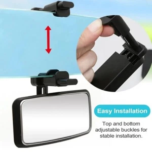 Wide View Interior Baby Mirror Adjustable Car Auxiliary Observe Mirror - Picture 1 of 10