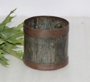 Fer Antique Grain Mesures Pot Paili Mana Original Vieux Fine Gravé - Picture 1 of 9