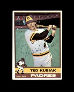 Ted Kubiak Signed 1976 Topps San Diego Padres Autograph - Picture 1 of 2