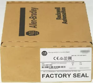 Sealed Allen Bradley 1761-NET-ENI MicroLogix and SLC Communication Adaptor - Picture 1 of 2