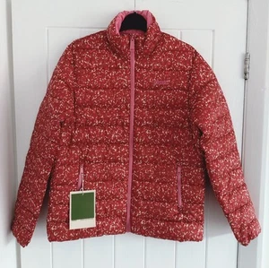 Regatta X Orla Kiely Berry Bubble Red Printed Baffle Jacket - NWT - RRP £100 UK8 - Picture 1 of 4