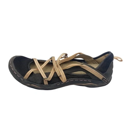 Zapatos J-41 Acuario Mujer Talla 9N Negro Marrón Vegano Mary Jane Agua WJ08AL Foto 1 de 4