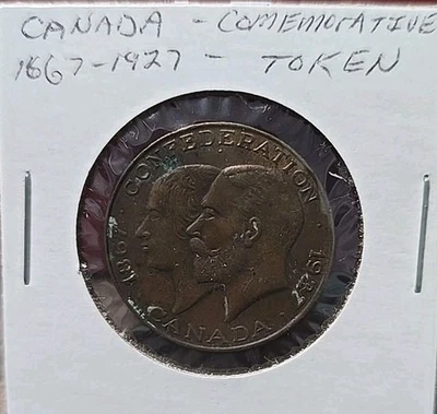 CANADIAN COIN 1867-1927 Canada Confederation 50th Anniversary Token COBM-6018 - Image 1 of 2