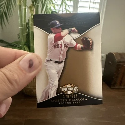 2009 Topps Triple Threads - Dustin Pedroia #50 Sepia /525 - Image 1 of 2