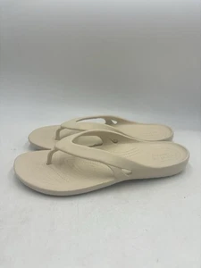 Crocs Kadee II Flip Flops White Women’s Size US 8 - Picture 1 of 10