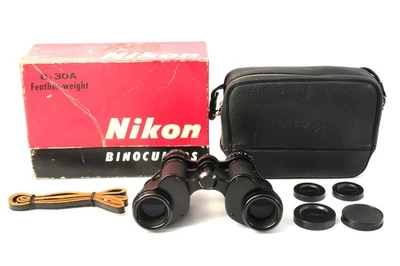 [Near MINT]  Nippon Kogaku Tokyo Nikon 8 X 30 8.5 Binoculars Case Box From JAPAN - Image 1 of 4