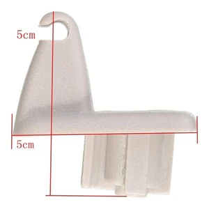 2Pcs Sun Visor Clips Hook Holder For Chrysler Dodge Charger 06-07 Magnum 05-*DB - Picture 1 of 7