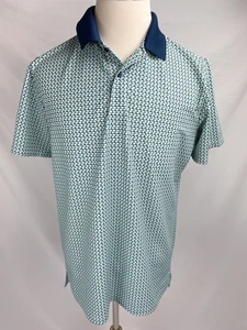 Camisa polo de golf Bonobos para hombre grande verde velero calce ajustado mangas cortas  - Imagen 1 de 5