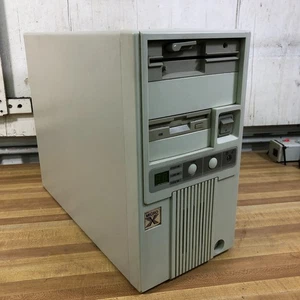 Classic Custom Beige AT PC Computer w/MHz Clock & Turbo Button for Restore - Bild 1 von 17