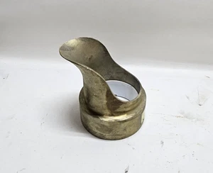 Rectorseal 3" G-O-N Glue On Downspout Nozzle Cast Nickel Brass (no escutcheon) - Picture 1 of 9
