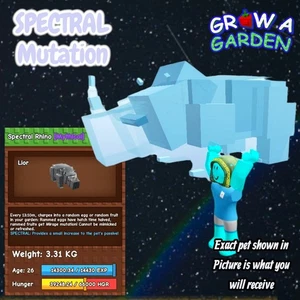 SPECTRAL Rhino. Age/Weight Shown In Photo. Grow A Garden - Picture 1 of 1