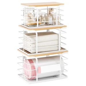 3 Stück Stapelbar Speisekammer Organizer, Edelstahl Müllbeutel Halter Spender,... - Bild 1 von 6