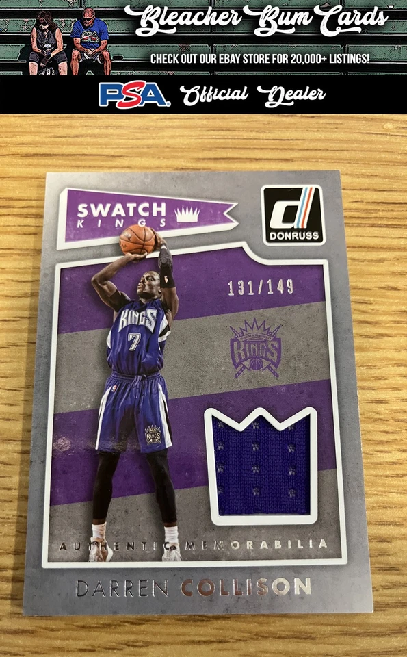Donruss 42 Darren Collison Swatch Kings #/149 2015-16 Foto 1 de 1