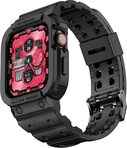 Apple Watch Series 7 GPS 45mm Minuit Boîtier en Aluminium avec Bracelet TPU Tactique Robuste - Photo 1 sur 14
