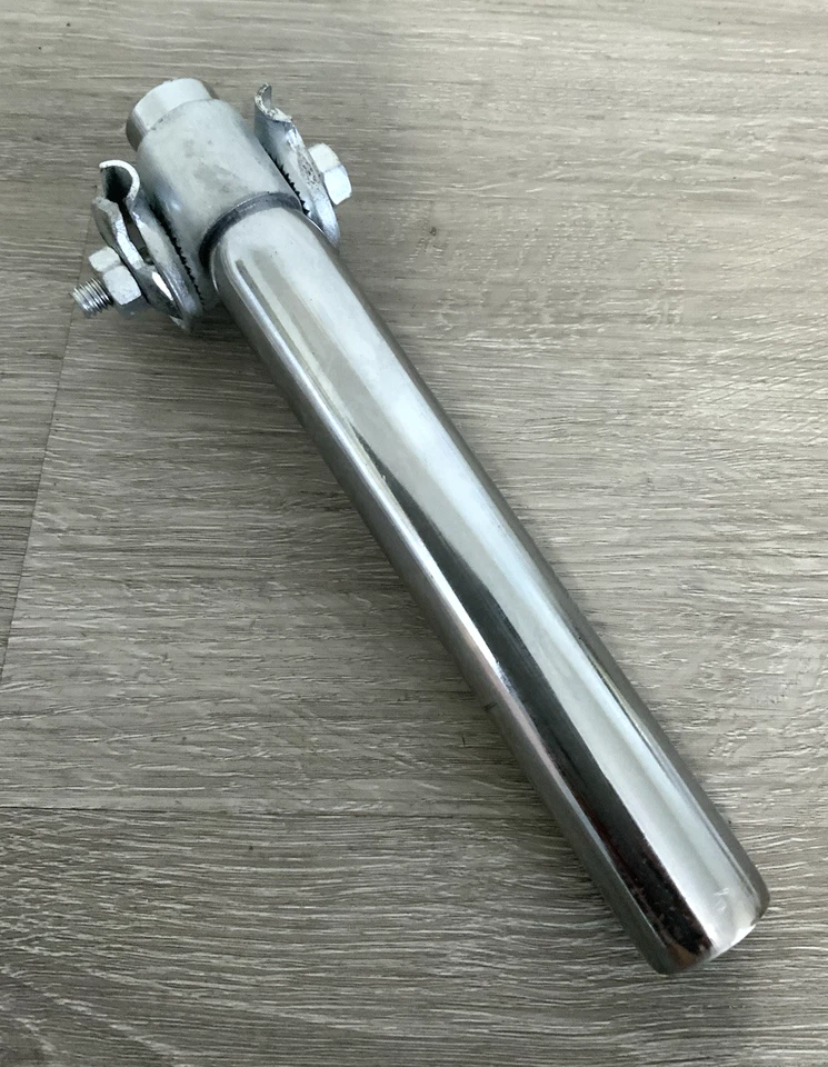 TIJA DE SILLÍN DE ACERO 26,6 MM X 200 MM LONGITUD TOTAL CON CUELLO DE ASIENTO 258 GRAMOS Foto 1 de 4