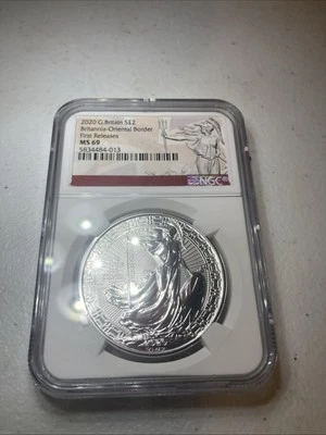 2020 G Britannia- Oriental Border !First Release! Ms69 - Image 1 of 2