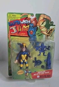 Figura EarthWorm Jim Princess What Her Name + Runt Zurb Guard Playmates años 90 - Imagen 1 de 5