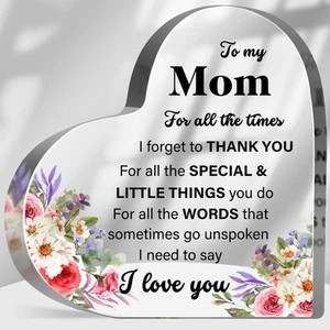 To My Mom Gift Sign for Women Appreciation Mother Birthday Gift from Daughter... - Picture 1 of 6