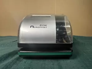 Acroprint ES700 Electronic Multifunctional Time Recorder Time Clock - Picture 1 of 7