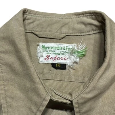 Vintage Abercrombie & Fitch Safari 60’'s Collared Shirt - Image 1 of 4