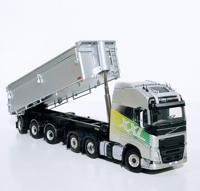 Camion ampliroll volvo fh5 8x4 blanc - marge models 2235-01 MM2235-01