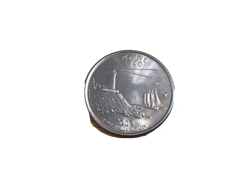 2003D Maine State Quarter - Circulated Cover