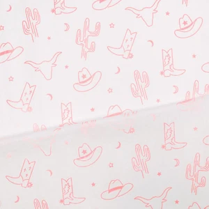 30 Sheets Pink Western Cowgirl Tissue Paper Bulk,20 X 28 Inch,Western Cowboy Hat - Picture 1 of 6